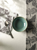 Kew Gardens Living Jewels Teal Cereal Bowl -  17cm