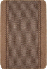 Washable Bordered Beige Rug  | 116B