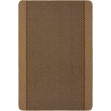 Washable Bordered Beige Rug  | 116B