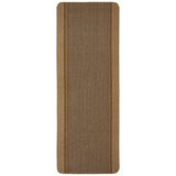 Washable Bordered Beige Rug  | 116B
