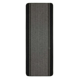 Washable Bordered Black Rug 116BL by The Rugs