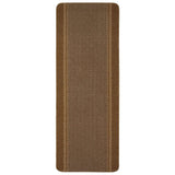 Washable Bordered Brown Rug | 116Br