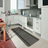 Washable Bordered Dark Grey Rug 116D | The Rugs