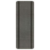 Washable Bordered Dark Grey Rug 116D | The Rugs