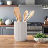 Filamora Studios Modern Ribbed Kitchen Utensil Holder