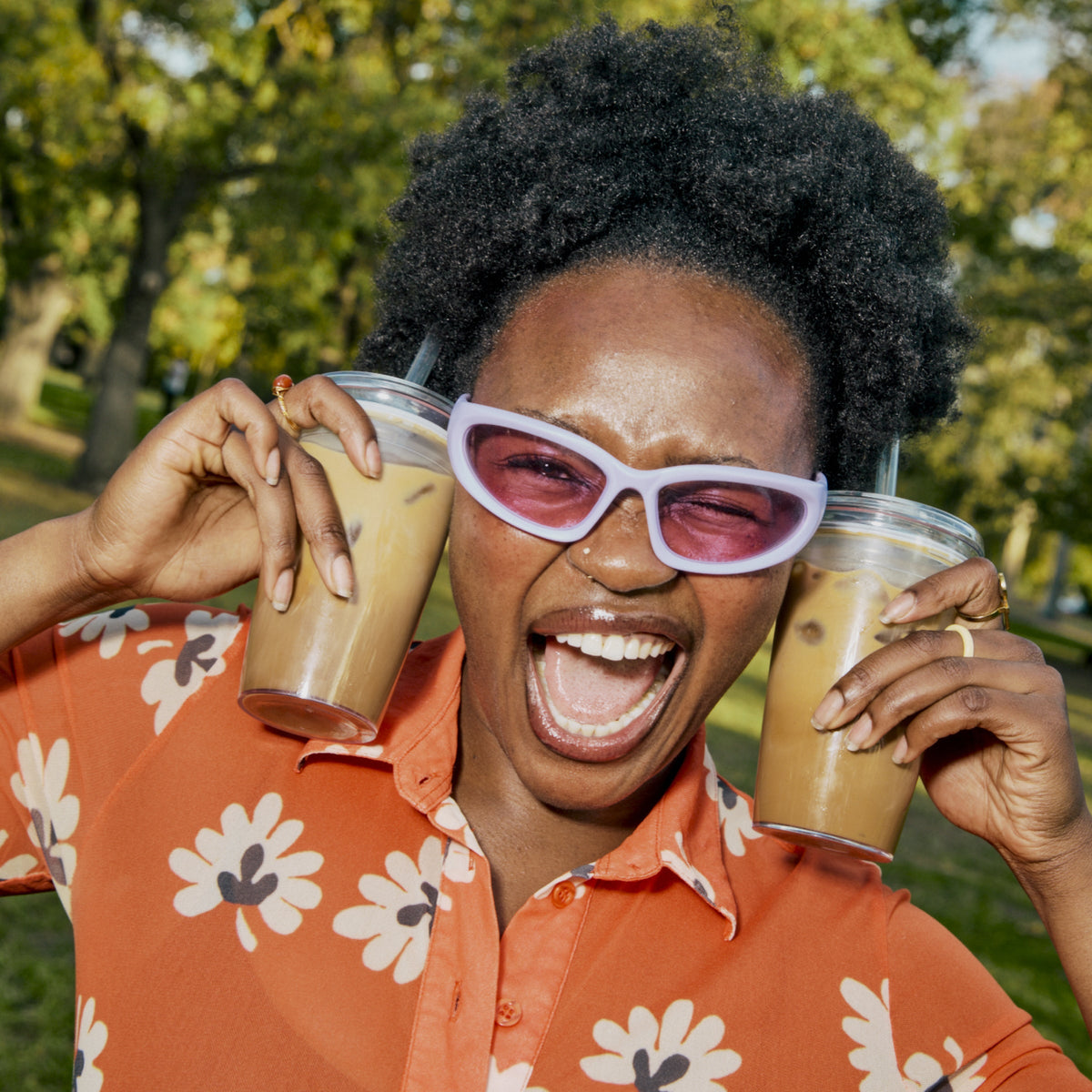 KeepCup Cold Cup Original 16oz with Coffee Straw