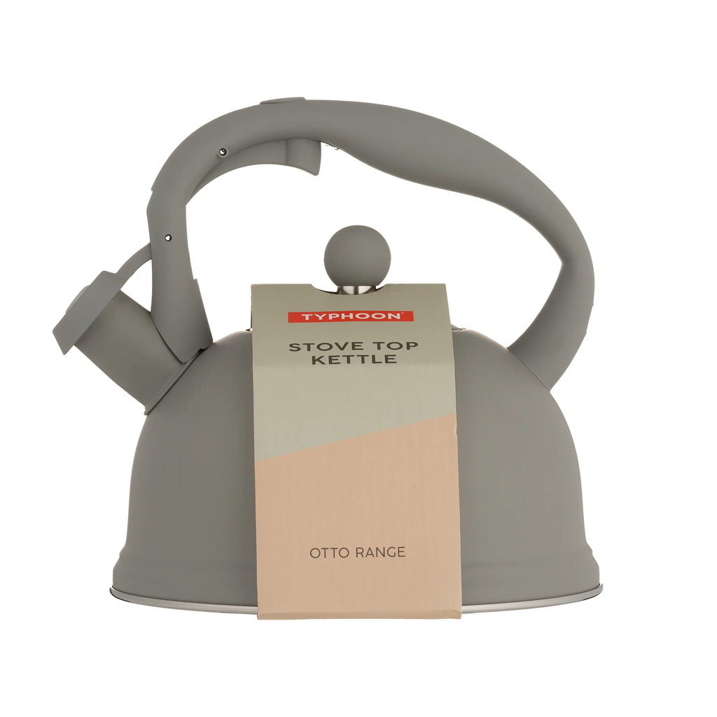 Typhoon Otto Grey Stovetop Kettle, 1.8 Litres