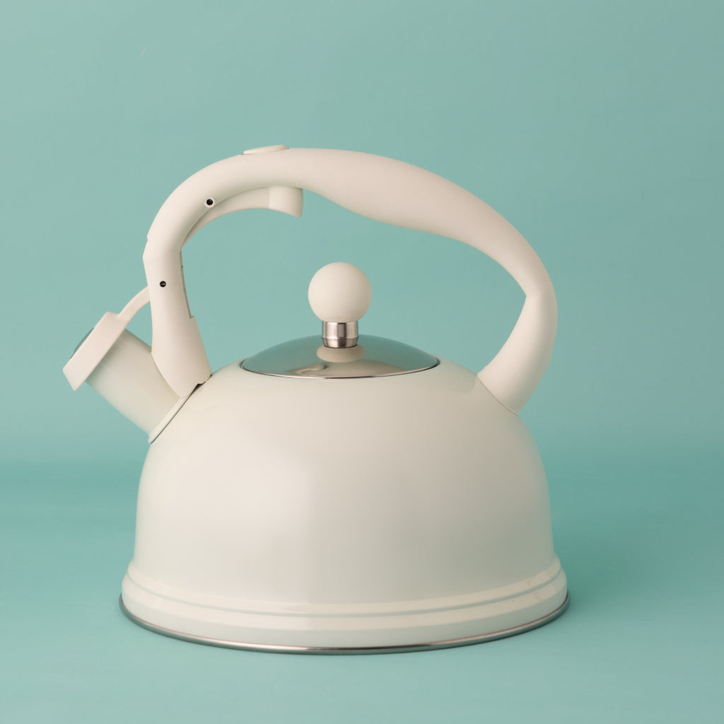 Typhoon Otto Cream Stovetop Kettle, 1.8 Litres