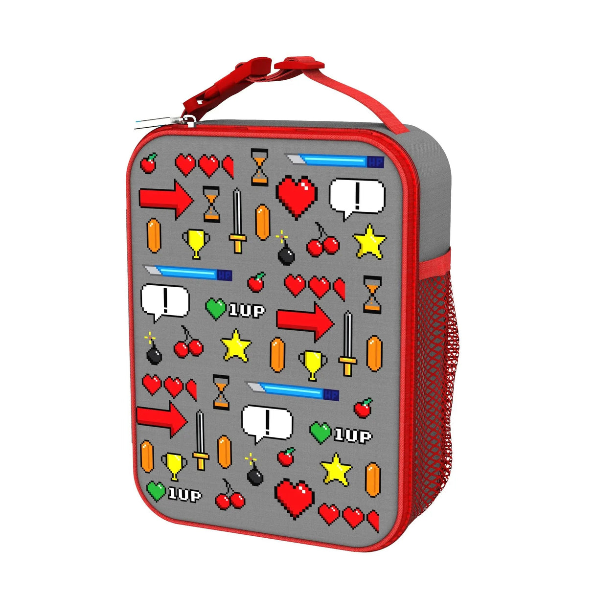 ION8 Kids Lunch Bag, Insulated, Gamer, Medium