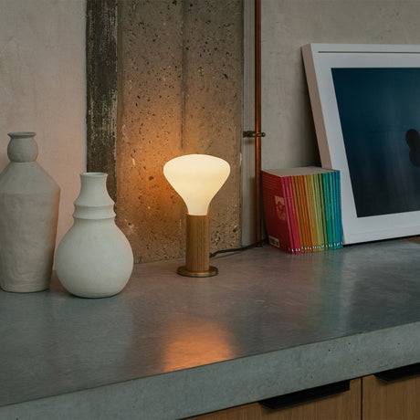 Tala Knuckle Table Lamp in Oak with Noma