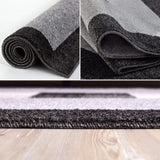 Ephesus Grey Black Rug | 100% polypropylene