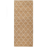 The Rugs Jute Kunu Natural Handwoven Diamond Rug