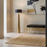 The Rugs Jute Kunu Natural Handwoven Diamond Rug