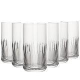 Glassware UK Whitley Highball Glasses 390ml - Set of 6