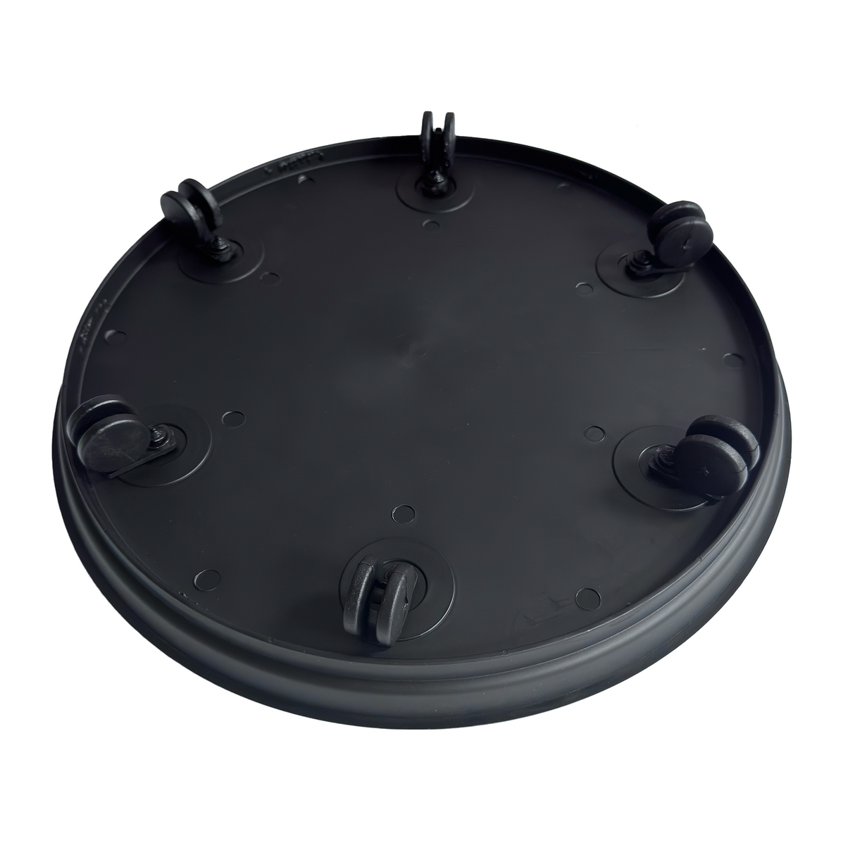 Etree Patio Pot Trolley Set of 2 Black – Medium 30cm & Large 38cm