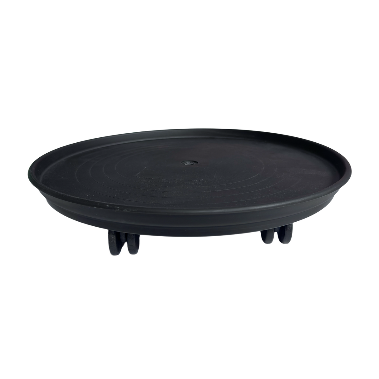 Etree Patio Pot Trolley Set of 2 Black – Medium 30cm & Large 38cm