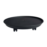 Etree Patio Pot Trolley Set of 2 Black – Medium 30cm & Large 38cm