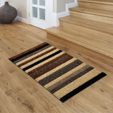 The Rugs Linea Striped Caramel Washable Rug