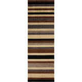 The Rugs Linea Striped Caramel Washable Rug