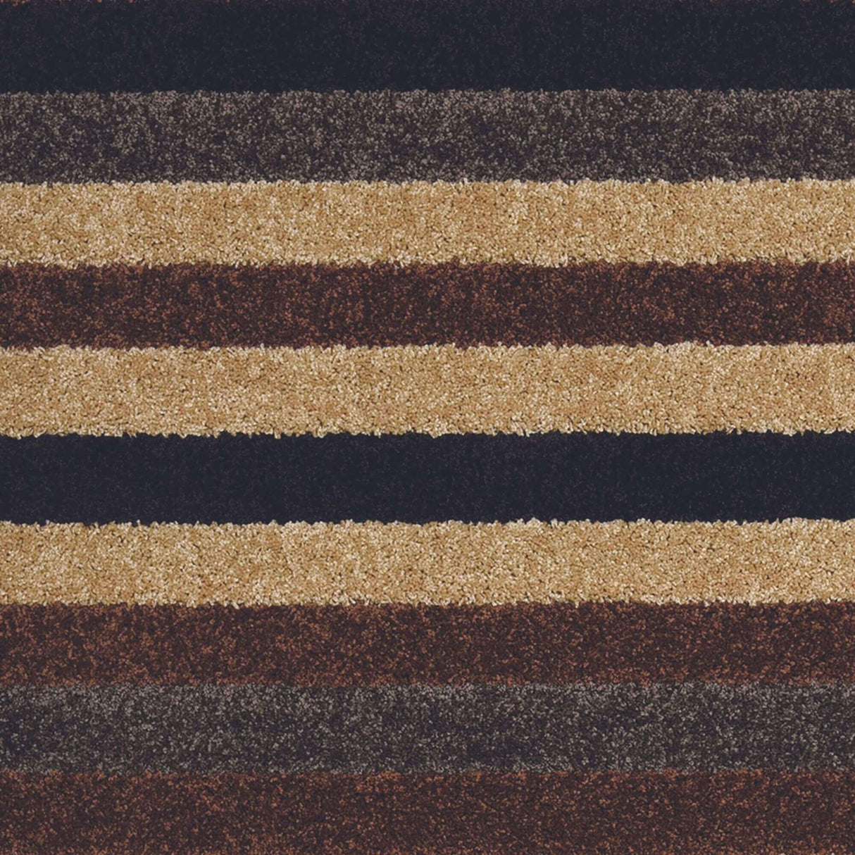 The Rugs Linea Striped Caramel Washable Rug