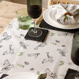 Selbrae House Tawny Owl Repeat Linen Table Runner