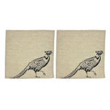 Selbrae House Pheasant Linen Napkins - Set of 2