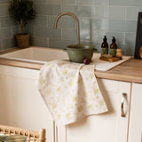 Selbrae House Autumn Acorns Linen Tea Towel