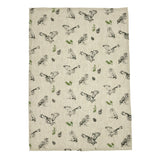 Selbrae House Tawny Owl Repeat Linen Tea Towel