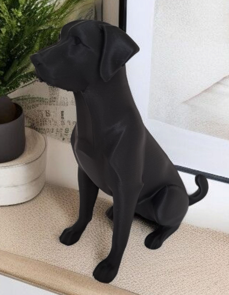 Filamora Studios Minimalist Labrador Sculpture