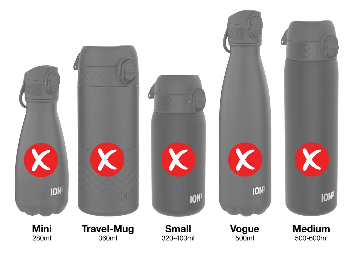 ION8 Leak Proof Water Bottle Replacement Lid, Blue, Large