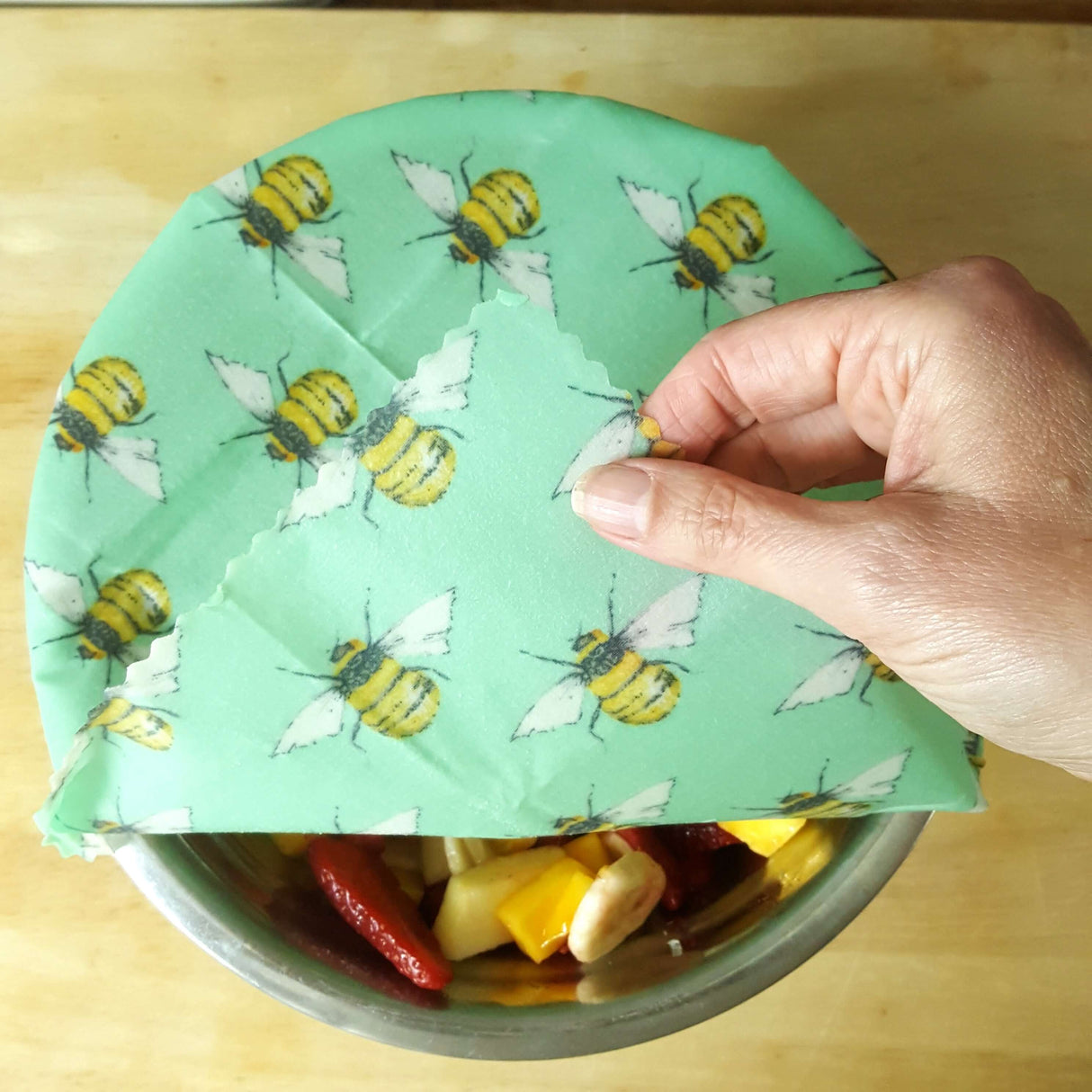 Honey Bee Good Garden Beeswax Wraps - Set of 3