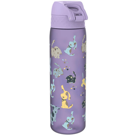 ION8 Leak Proof Slim Water Bottle, Recyclon, Puppy, 500ml (18oz)