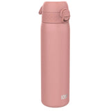 ION8 Leak Proof Slim Water Bottle, Stainless Steel, Ash Rose, 600ml (20oz)