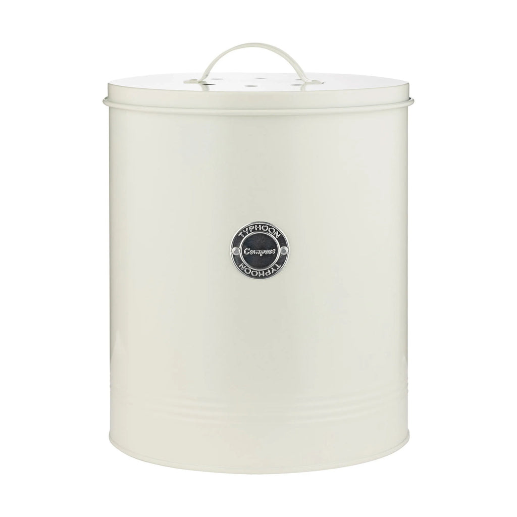 Typhoon Living Cream Compost Caddy, 5 Litres