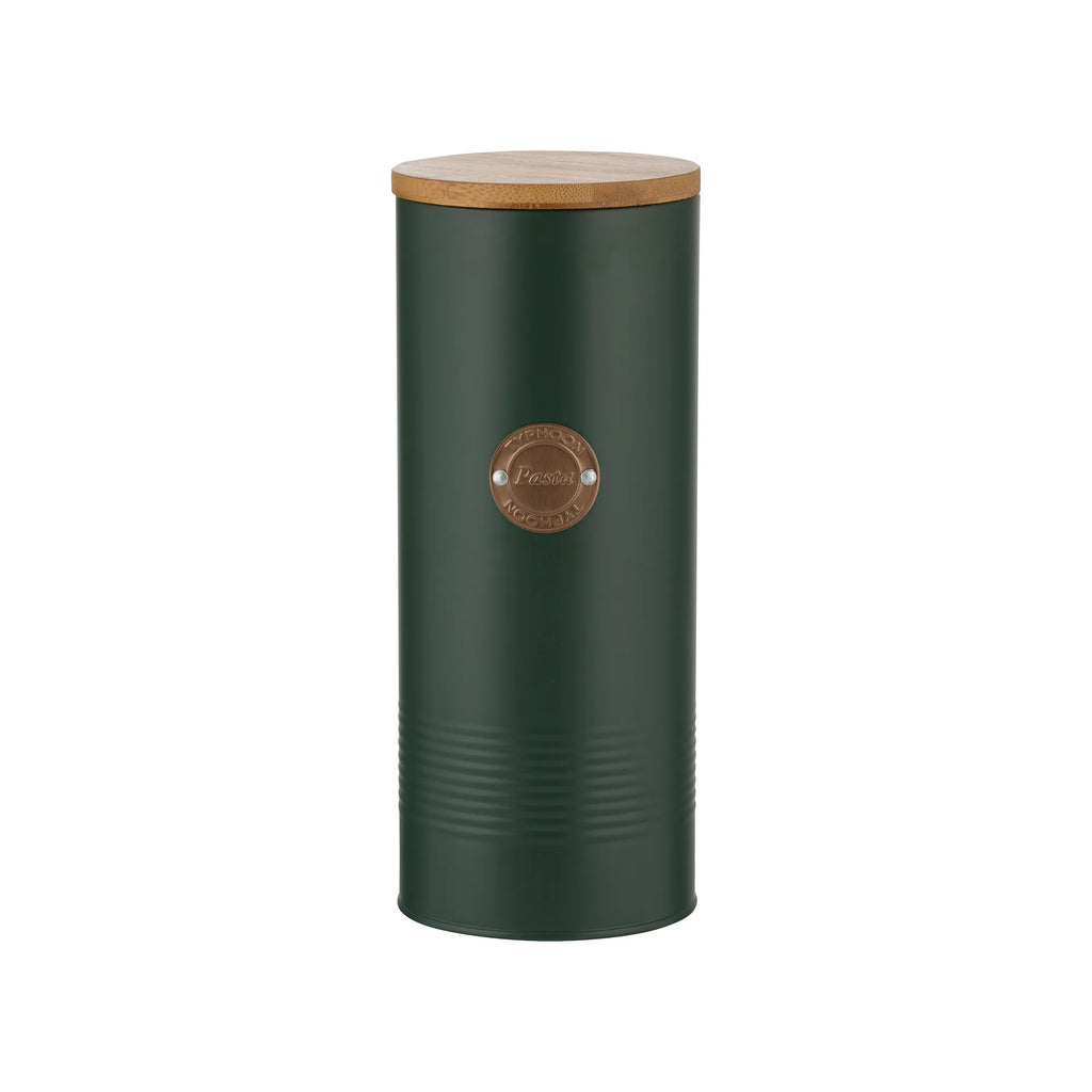 Typhoon Living Green Pasta Jar With Bamboo Lid