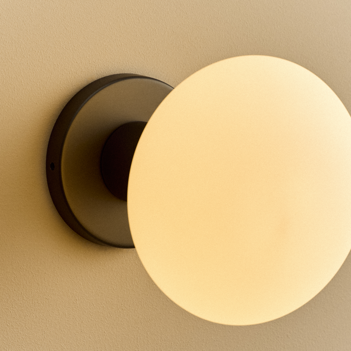 Tala Lochan Wall Light in Graphite Oval Dim to Warm