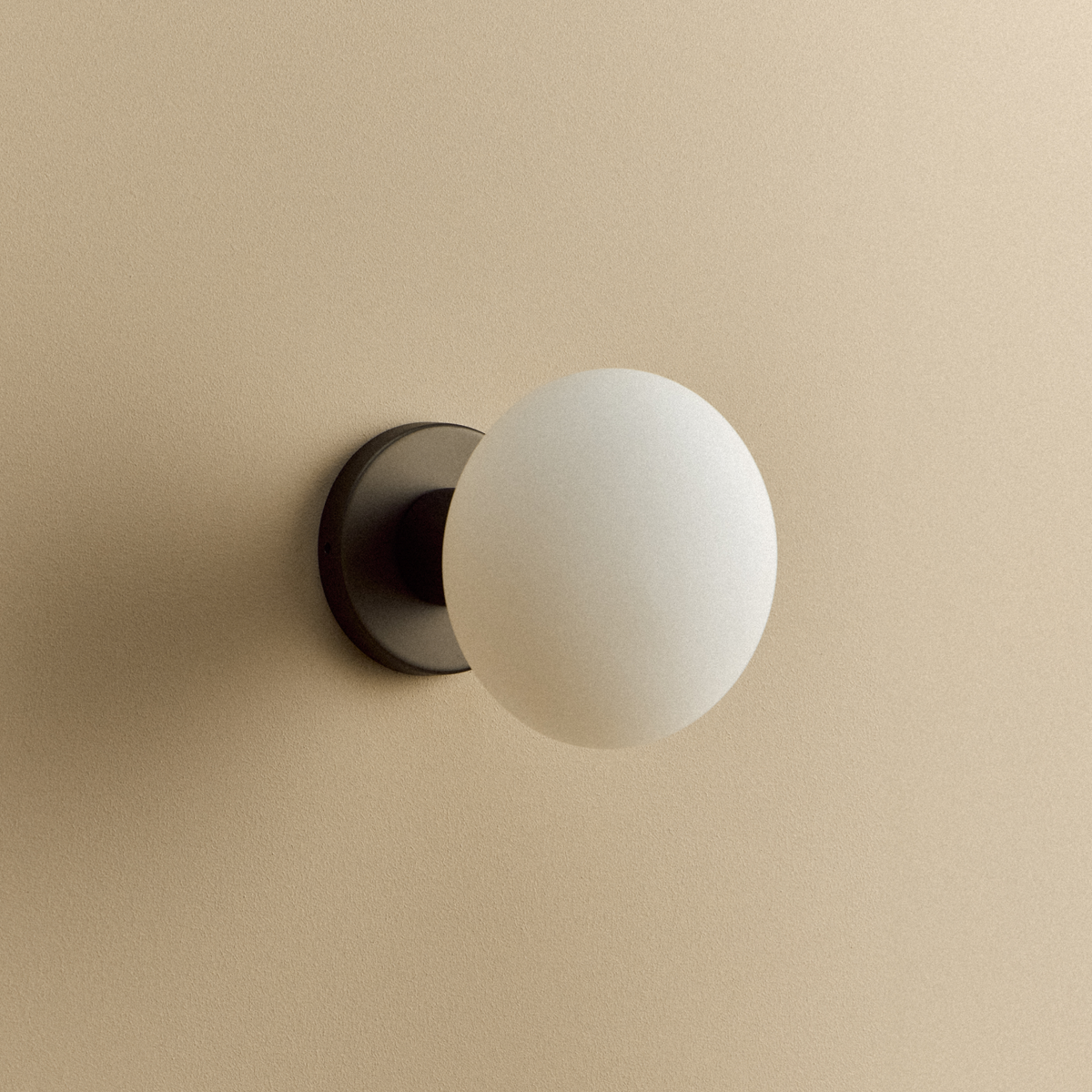 Tala Lochan Wall Light in Graphite Oval Dim to Warm