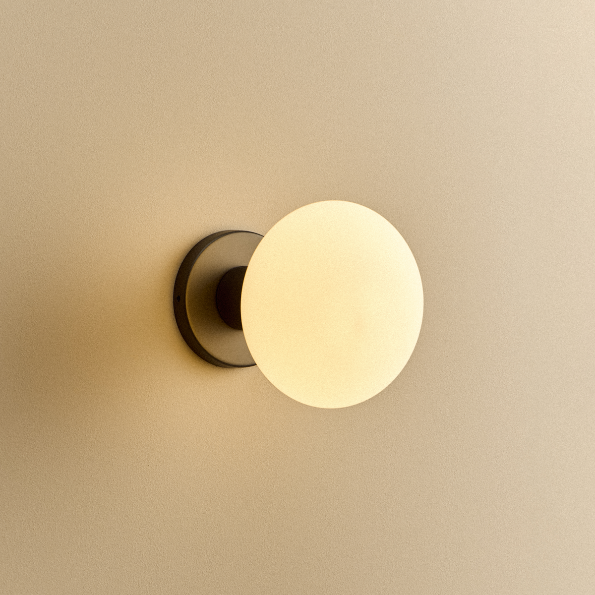 Tala Lochan Wall Light in Graphite Oval Dim to Warm
