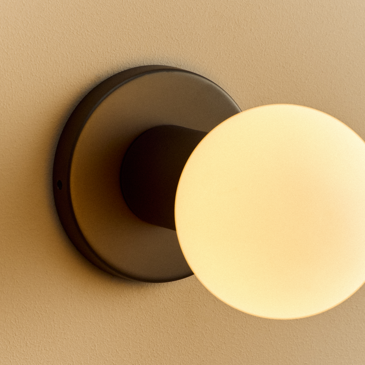 Tala Lochan Wall Light in Graphite with Sphere III