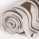 The Rugs Loft Abstract Brown Rug