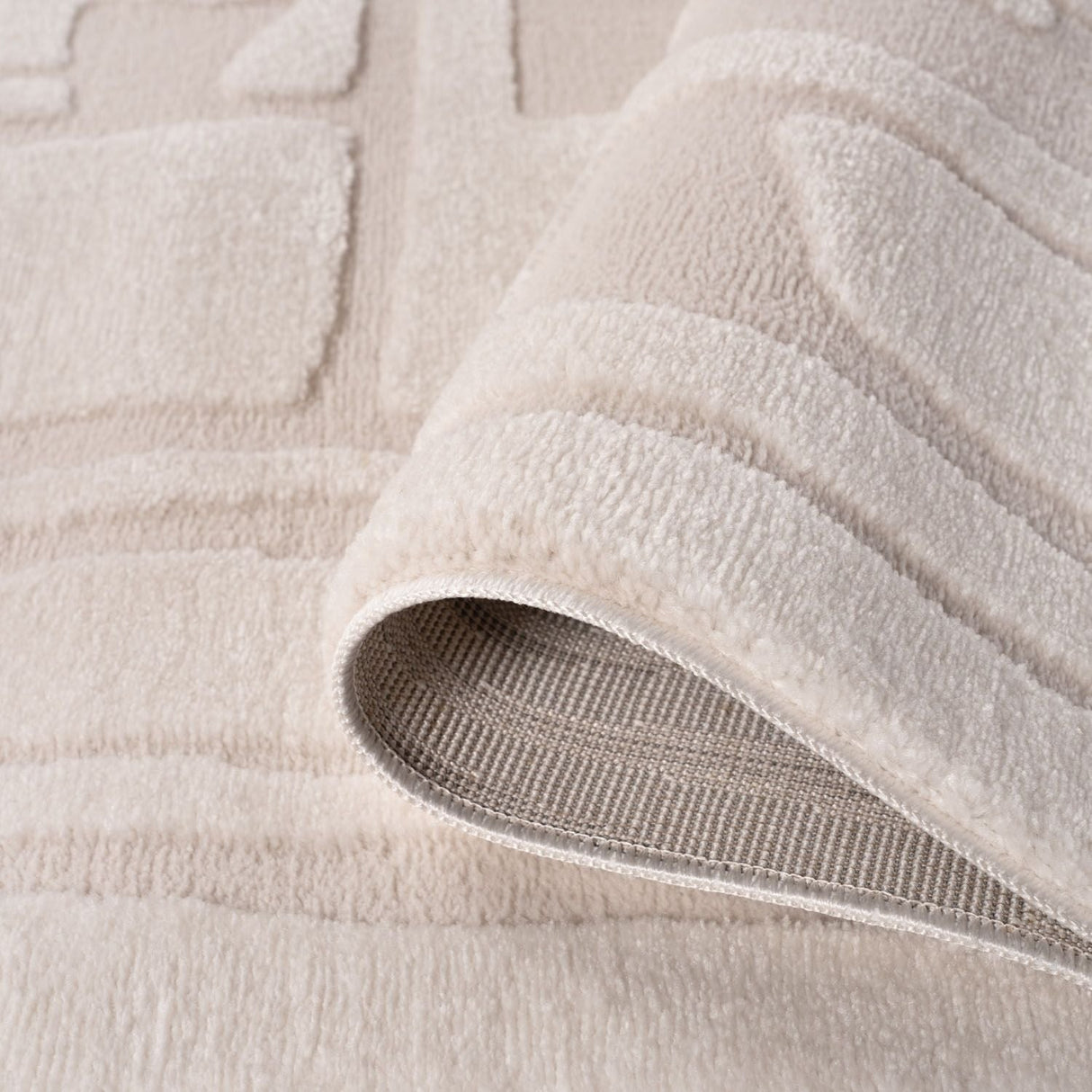 The Rugs Loft Abstract Cream Rug
