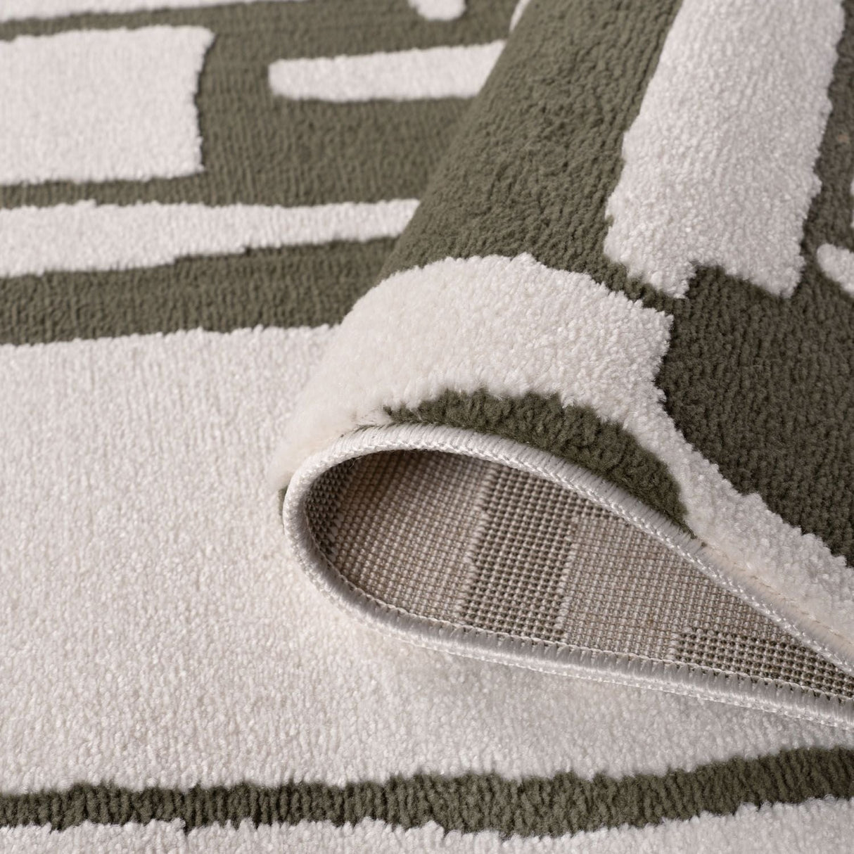 The Rugs Loft Abstract Green Rug