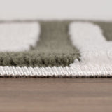 The Rugs Loft Abstract Green Rug