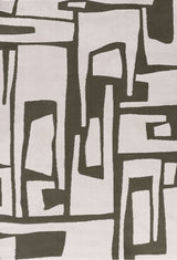 The Rugs Loft Abstract Green Rug