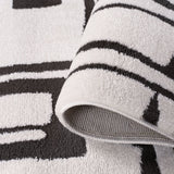 The Rugs Loft Abstract Dark Grey Rug