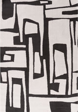 The Rugs Loft Abstract Dark Grey Rug