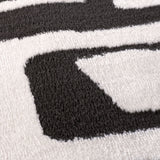 The Rugs Loft Abstract Dark Grey Rug