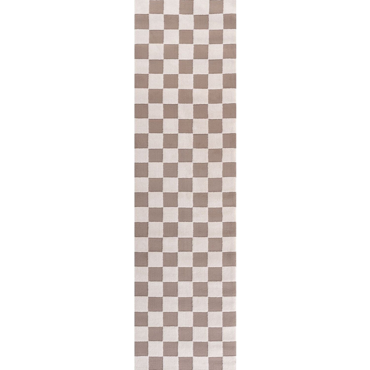 The Rugs Loft Checkerboard Beige Rug