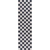 The Rugs Loft Checkerboard Blue Rug