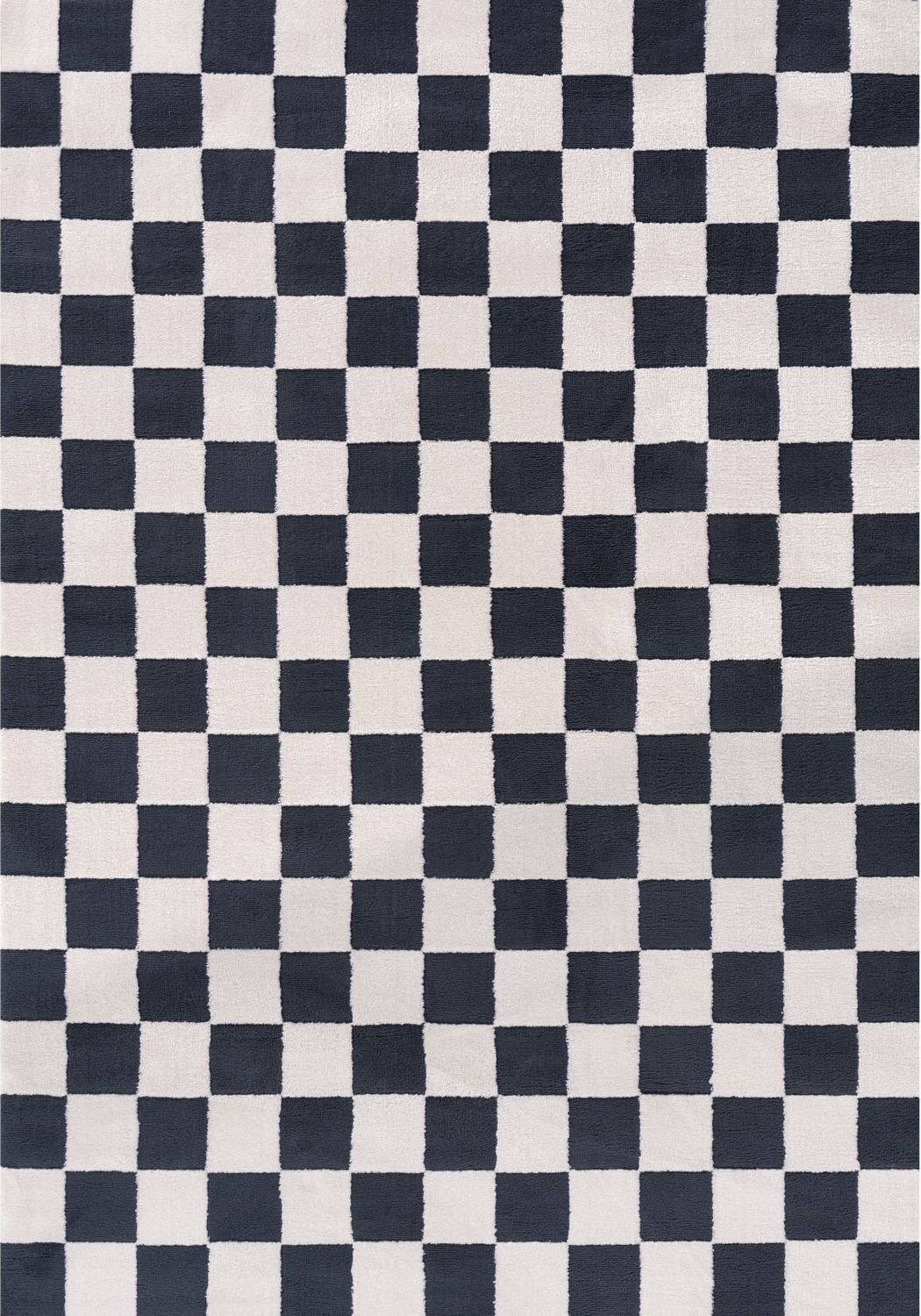 The Rugs Loft Checkerboard Blue Rug